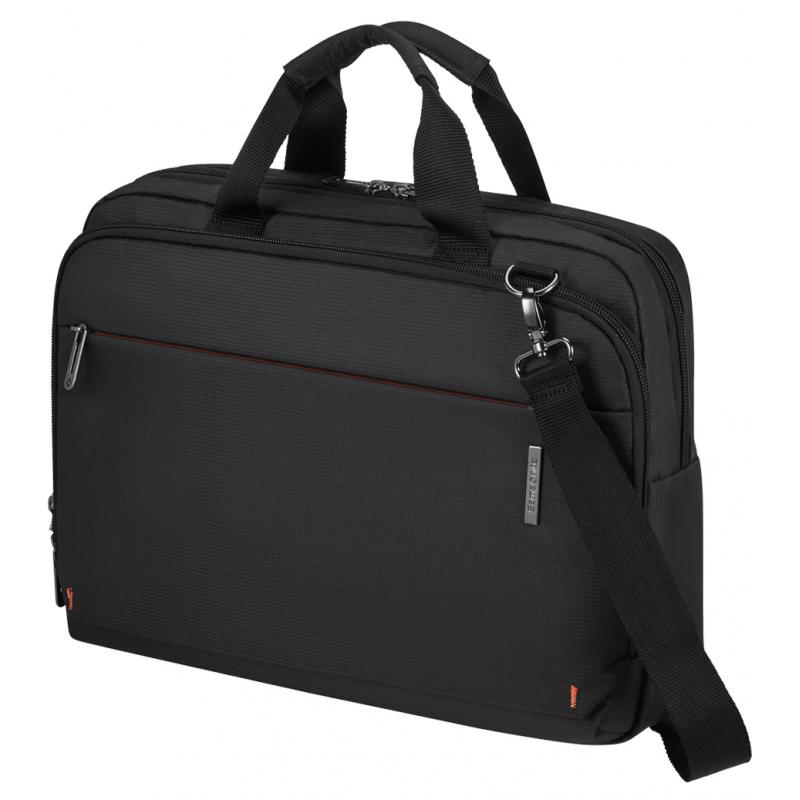 maletin-network-4 para-portatil-de-156-en-poliester-100-reciclado-c-bolsillo-interior-extraible-medidas-110x425x305-mm-color-negro